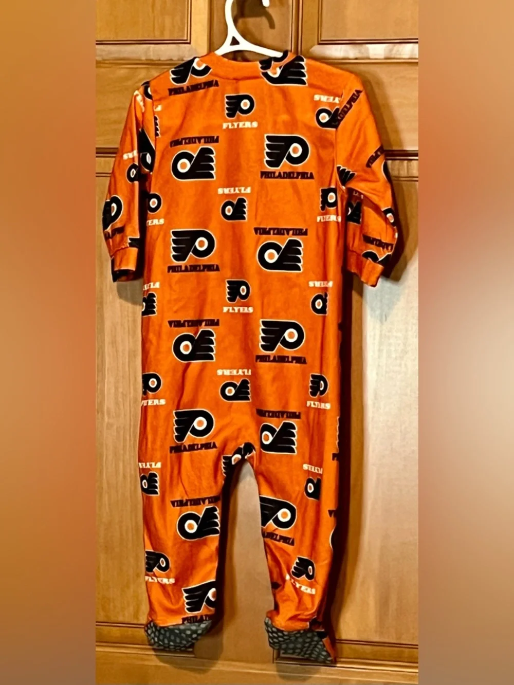 NHL Philadelphia Flyers Orange Kids One-Piece Footie